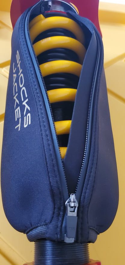 FREE S/H: 12" Shocks Jacket Coilover Cover with YKK™ PU coated zipper (Pair)