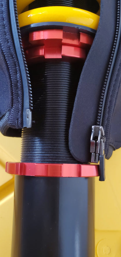 FREE S/H: 12" Shocks Jacket Coilover Cover with YKK™ PU coated zipper (Pair)