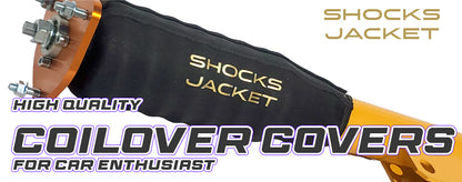 FREE S/H: 12" Shocks Jacket Coilover Cover with YKK™ PU coated zipper (Pair)